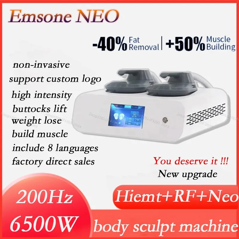 Portable Emsone Neo 15 Tesla RF Machine Professional Hi-emt Body Sculpt 6500W Ems Muscle Stimulator Slimming  Nova Device