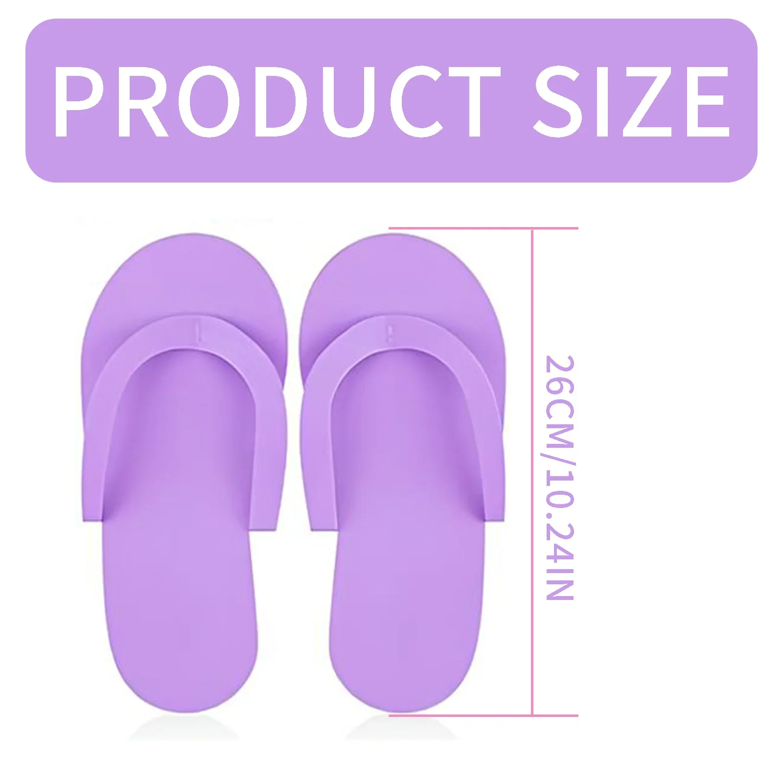 Zapatillas de pedicura desechables, chanclas de Spa multicolores desechables de espuma, zapatos de pedicura para salón de mujeres, Spa de uñas