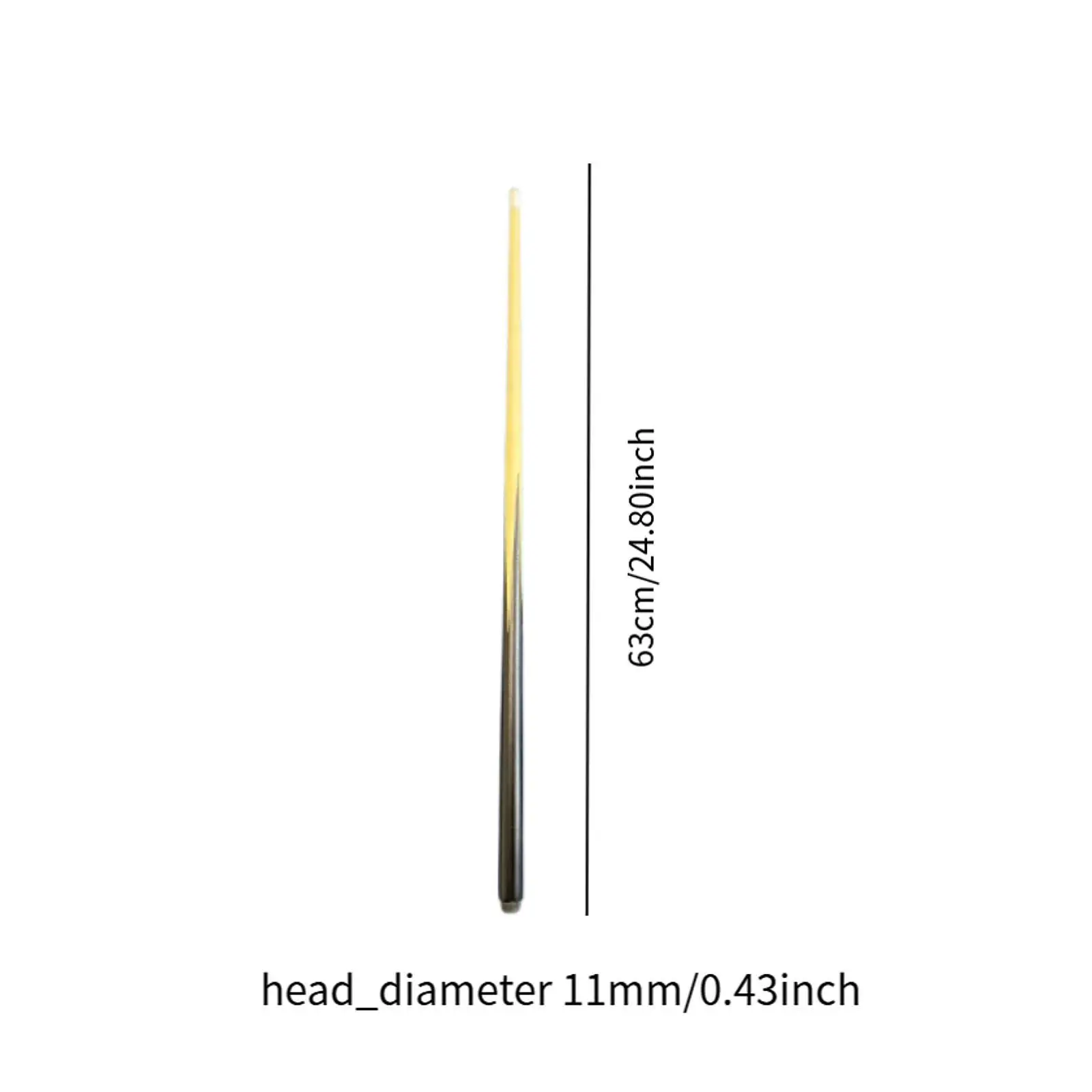 ملحقات متانة احترافية لعصا البلياردو للأطفال، قضيب خشبي خفيف الوزن للتدريب على عصا البلياردو للأطفال