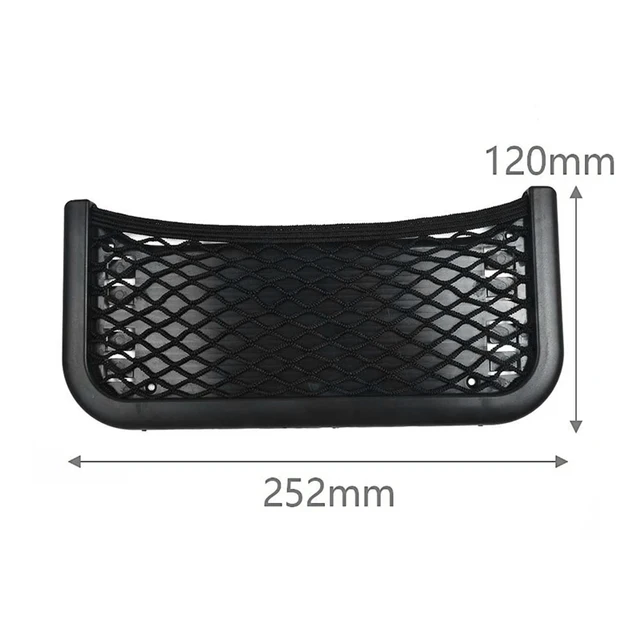 1szt Bagażnik samochodowy Tylny schowek Bagażnik Nylon Elastyczny uchwyt siatkowy do samochodu Van Pickup SUV MPV ORGANIZER 252x120mm