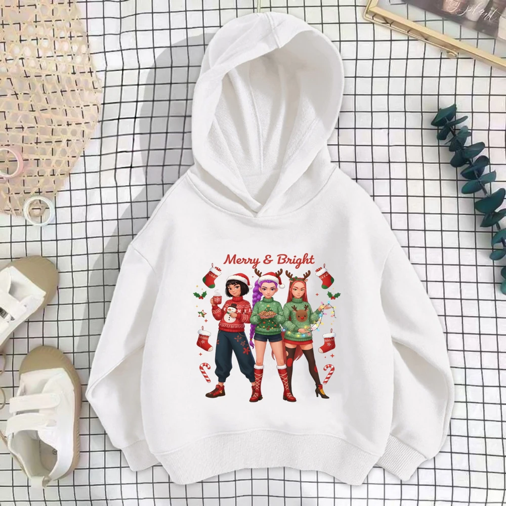 طفل Huntrix هدية عيد الميلاد هوديي Guerreras K-Pop ربيع الخريف ملابس خارجية #2