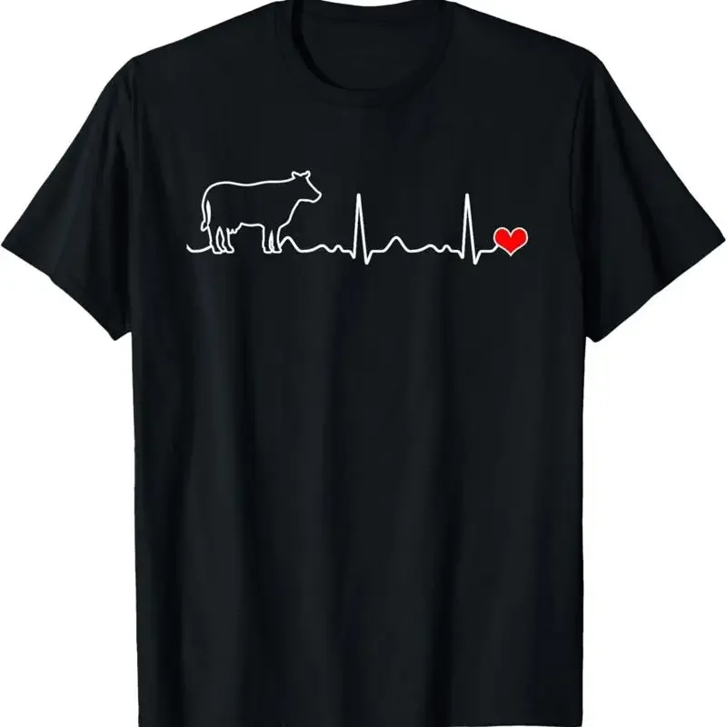 I Love My Cow Valve Ekg Heartbeat Heart Patient T Shirt
