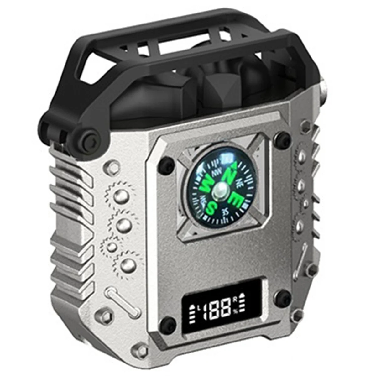 سماعات Mecha style T30 سماعة رأس Mecha Style الجديدة لتقليل الضوضاء، لاسلكية حقيقية