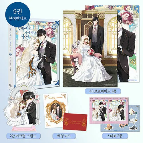 

Korean Manhwa Why Raeliana Ended up at the Duke's Mansion/그녀가 공작저로 가야 했던 사정 Vol.9 Limited Edition Package Wynknight Noah