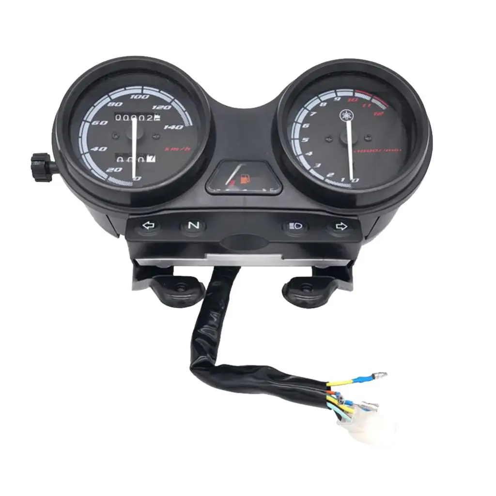 Scooter Motorcycle Odometer Speedometer for YAMAHA YBR125 2005-2009 Euro II version Gas Gauge Instrument with Bracket