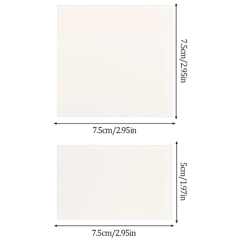 12 Packs 600 Sheets Transparent Sticky Notes, Clear Sticky Notes Waterproof Self-Stick Notes For Annotating