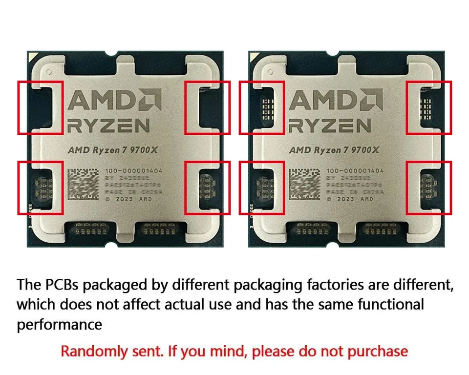 NEW AMD Ryzen 7 9700X 3.8GHz 4NM L3=32M Processor 65W Socket AM5 8