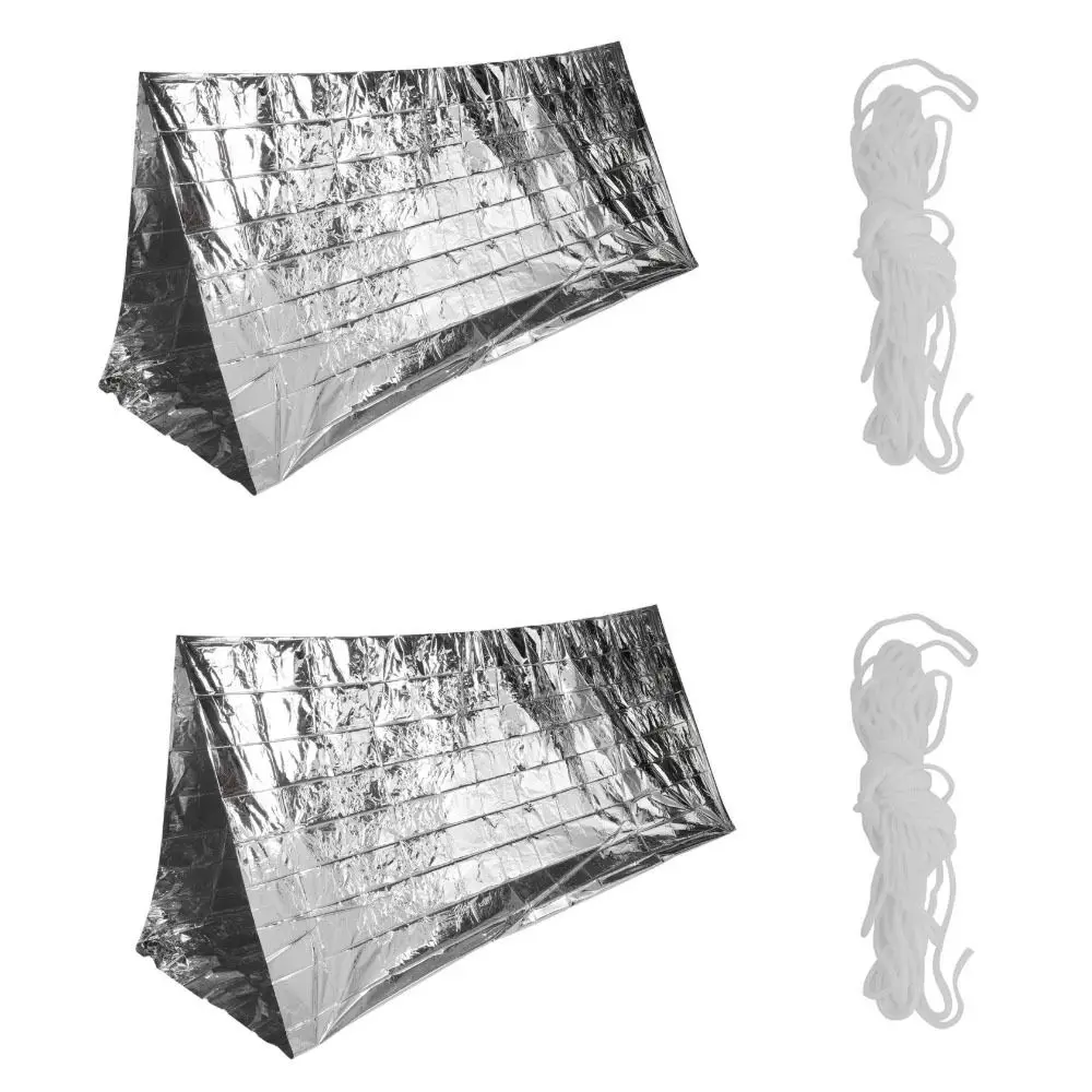 

Светоотражающее одеяло для аварийного укрытия, портативная многоразовая аварийная палатка, легкий водонепроницаемый укрытие для выживания, кемпинга