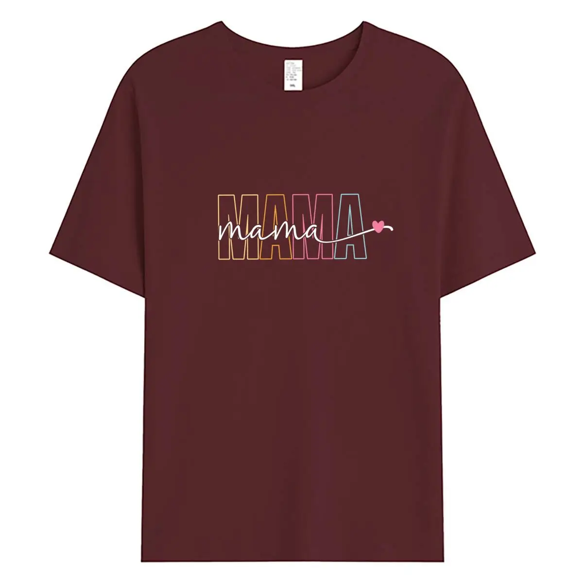 

2026 Summer Women T-shirt Fashion MAMA Graphic T Shirts Oversized Short Sleeve Tee 100% Cotton Woman Tops Female Tshirt Clothing