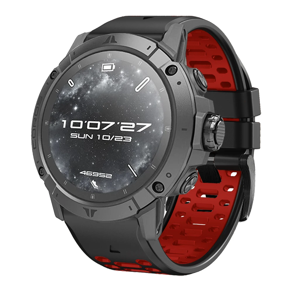 Coros vertix,2s,2トーンの交換用時計バンド,リストバンド,ブレスレットアクセサリー,スポーツ,2トーン用のソフトシリコンストラップ