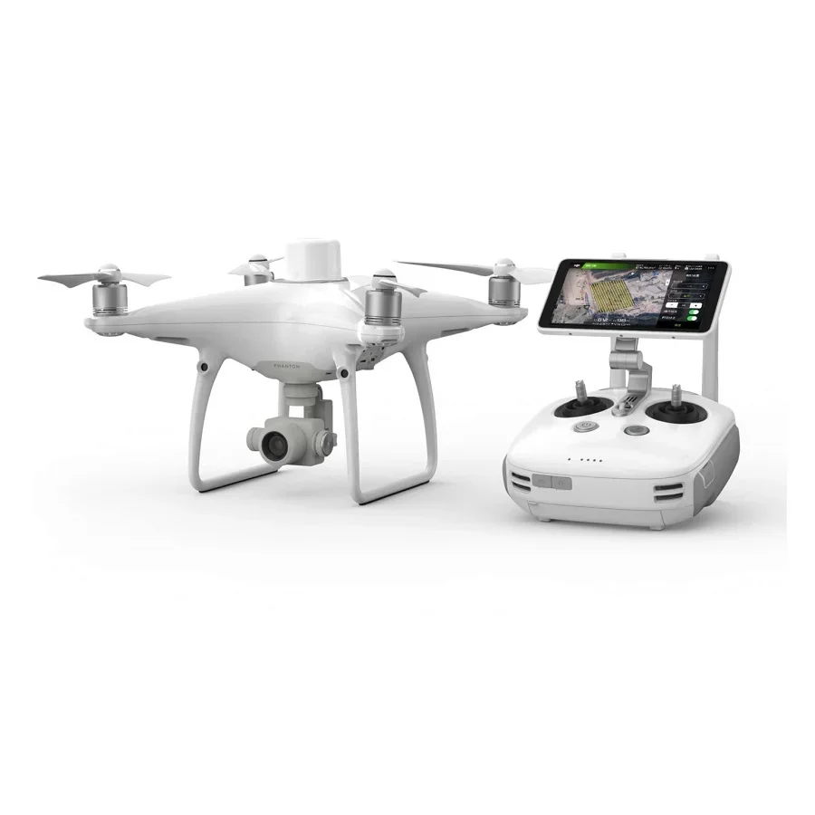 Professional Level RTK Mapping Drone with 2 Flight Batteries,Remote Control with Screen for DJI Phantom 4