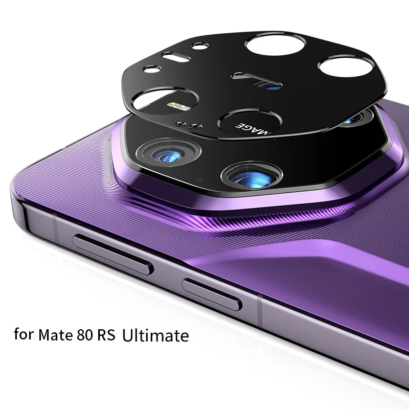 Osłona aparatu Huawei Mate 80 Pro Max 80 RS Ultimate, metalowa ramka chroniąca przed zarysowaniami, ażurowa folia, cienka naklejka ochronna na obiektyw.