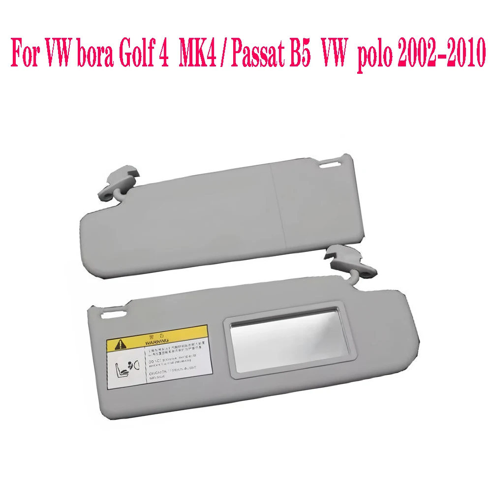 

For VW bora Golf 4 MK4 / Passat B5 Console Interior Sunvisor With Mirror Front visor assembly For VW polo 2002-2010