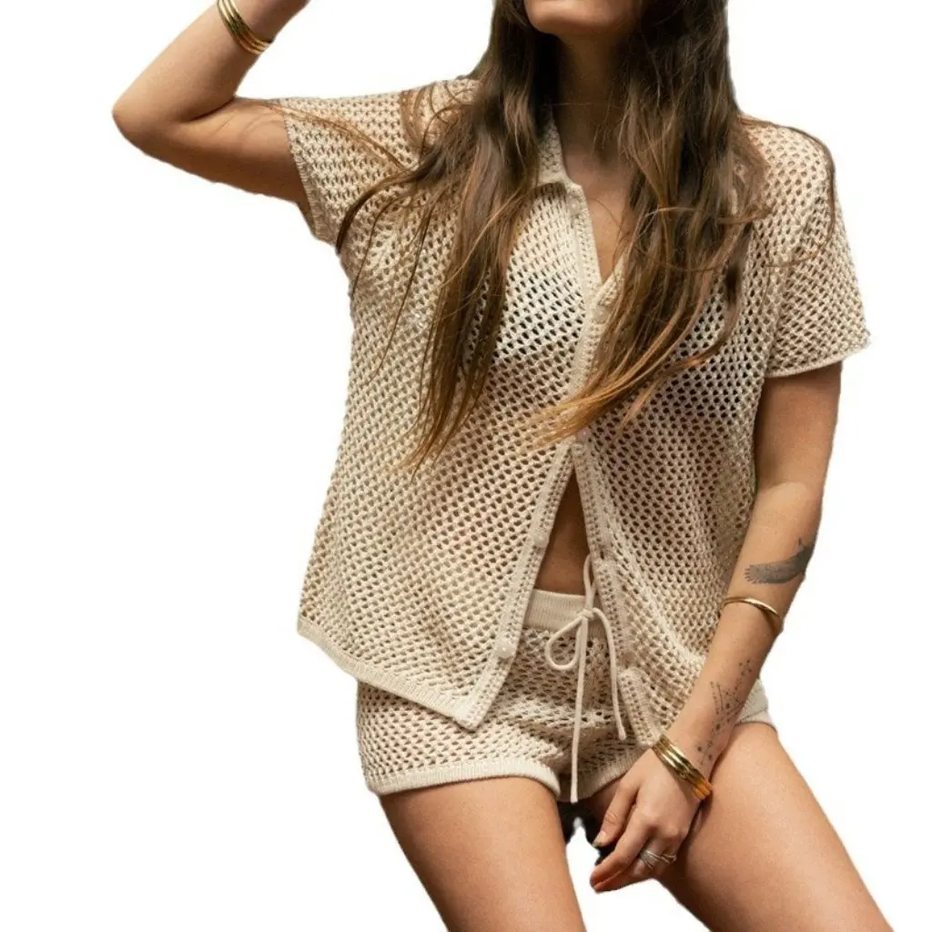 

Женский повседневный костюм-двойка, спортивная рубашка и шорты, модный комплект для тренировок в тренажерном зале