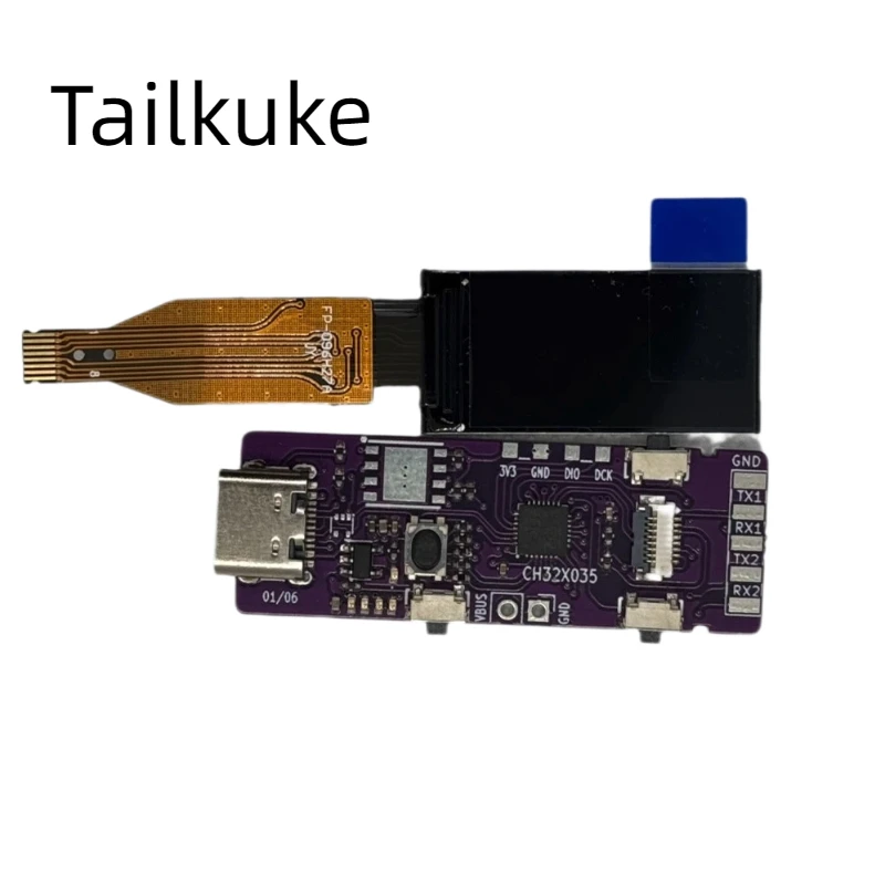 CH32X035 RISC-V development board USB to serial port conversion