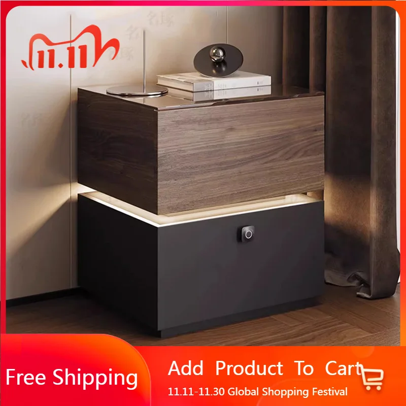 

Desk Nordic Nightstand Storage Filing Cabinets Unique Trendy Bedside Table Comfortable Organizer Mesa De Noche Home Furniture