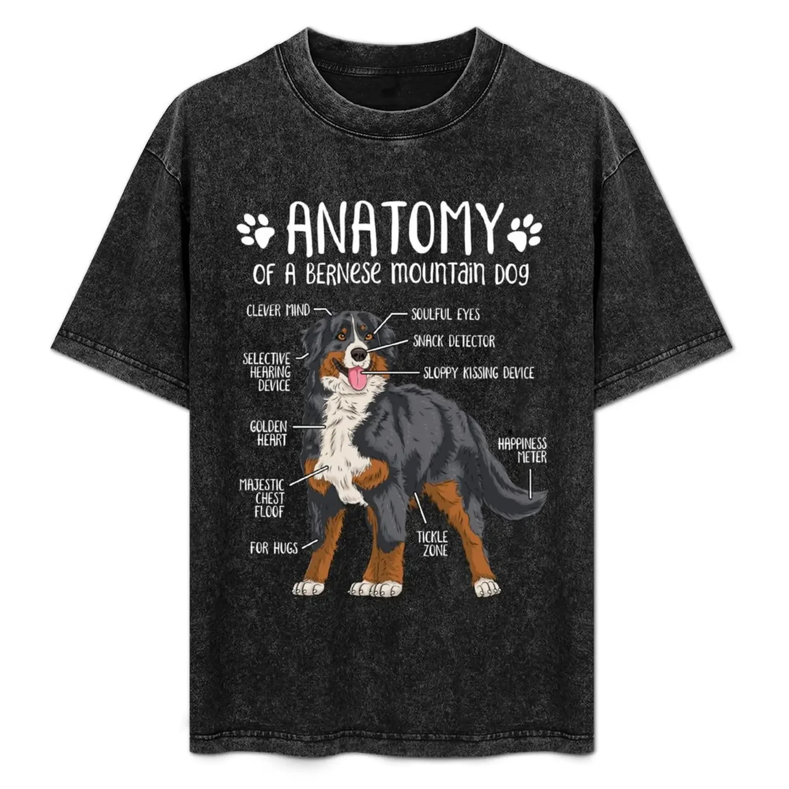 

Funny Bernese Mountain Dog Anatomy Dog Lover Gift T-Shirt oversizeds clothes t shirts for men graphic
