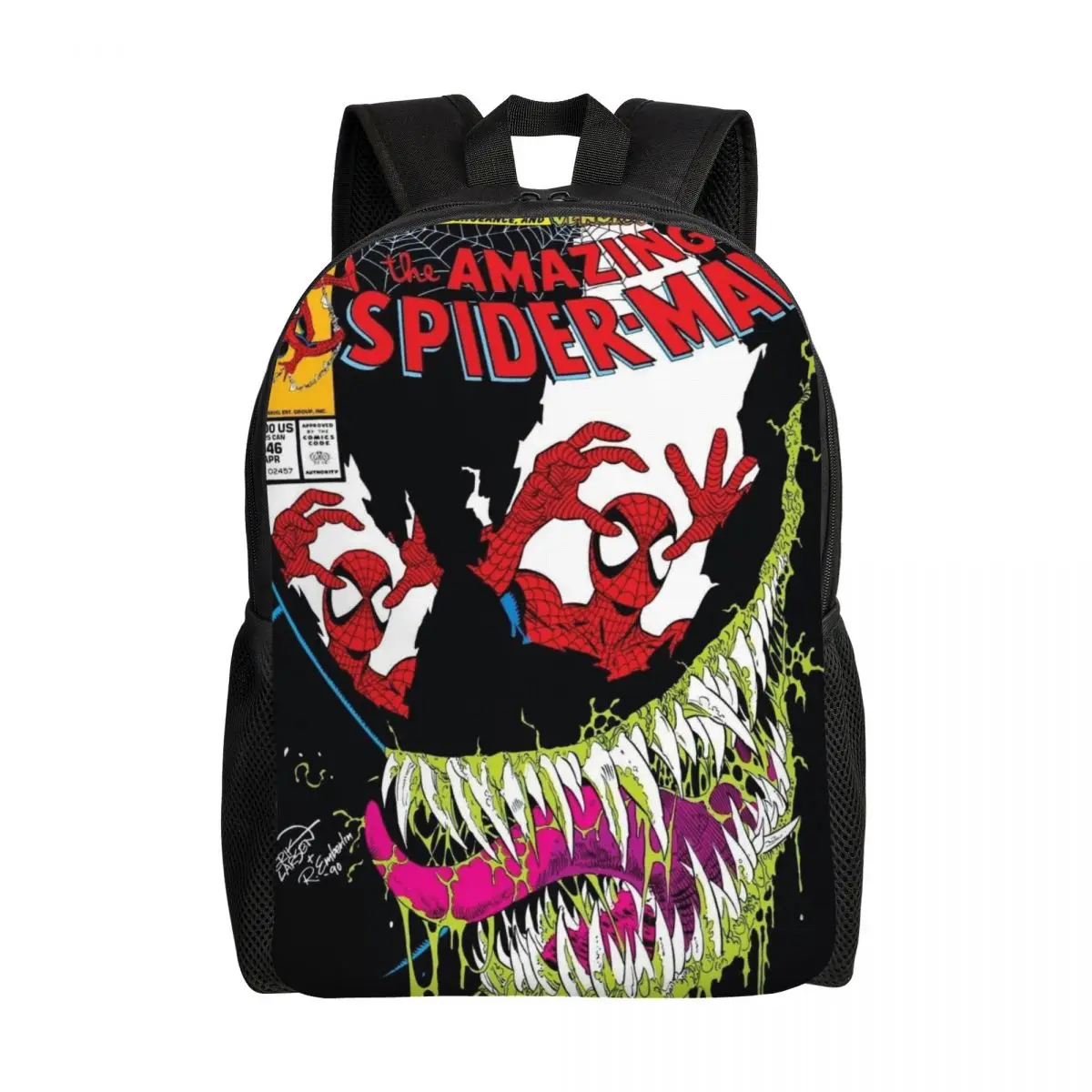 

Marvel Spider-Man Backpack, Women's Oxford Cloth Backpack, Men's School Bag, Travel Backpack, Laptop Backpack