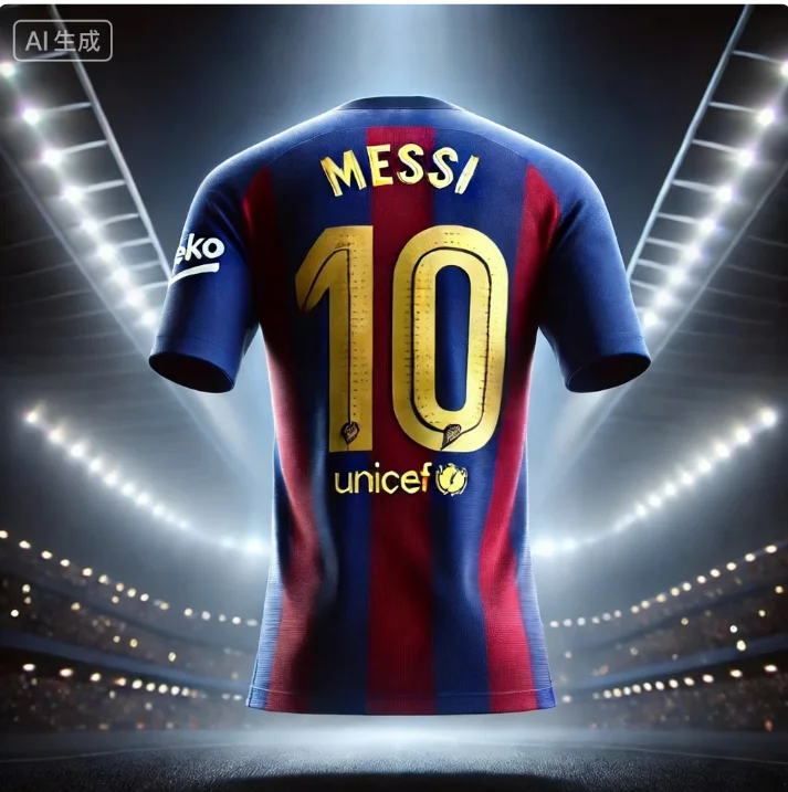 

Новейшая спортивная футболка Messi Commemorative Edition 2025 года для соревнований на открытом воздухе, дышащий, удобный, быстросохнущий трикотаж