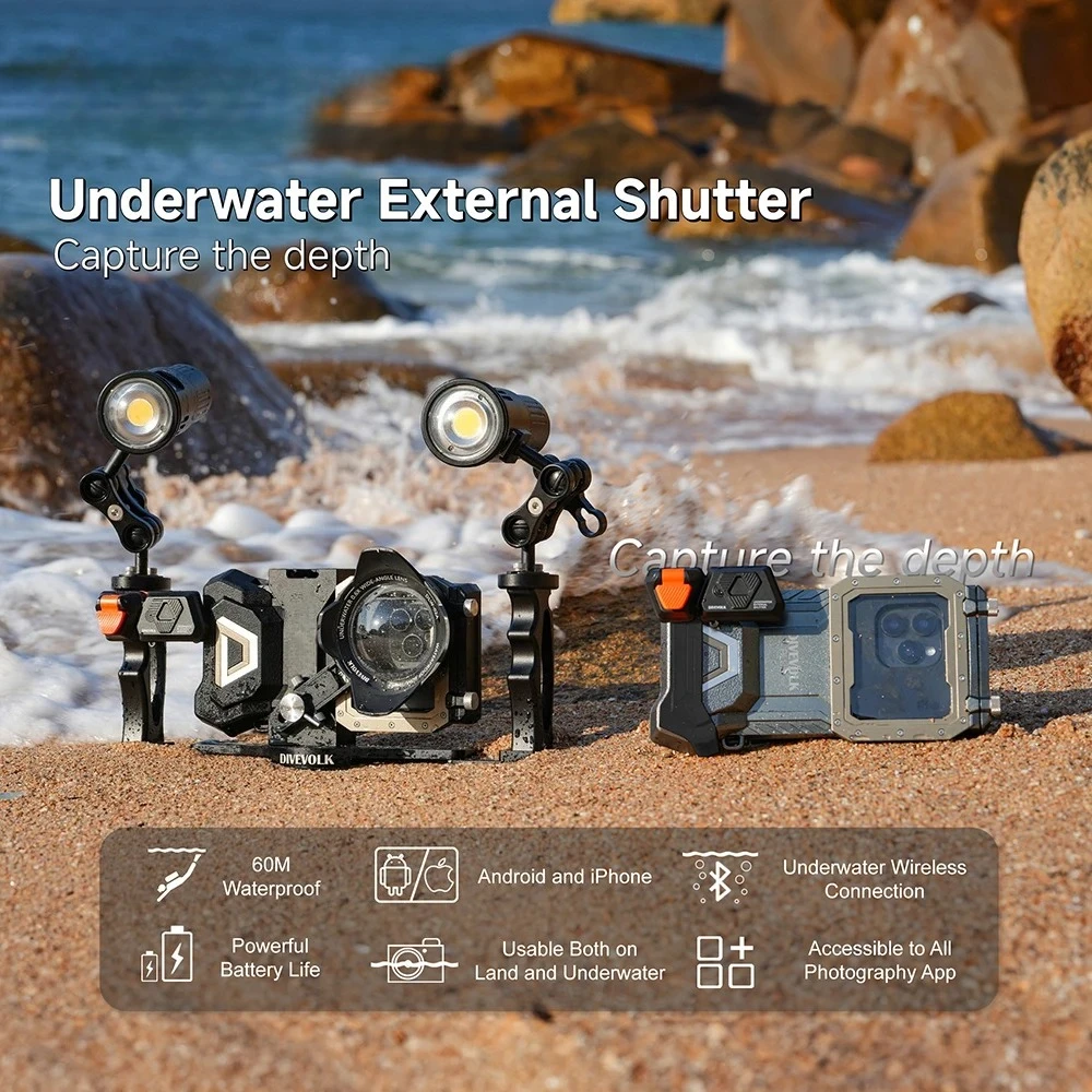 Underwater External Shutter for Seatouch 4 Max Plus Housing