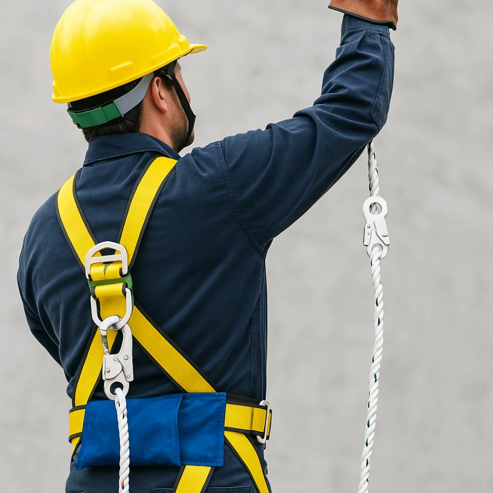 Professional Grade Outdoor Safety Belt Adjustable Quick-Connect Buckle Safety Rope Fall Prevention Rope Hook Rope Lock Set