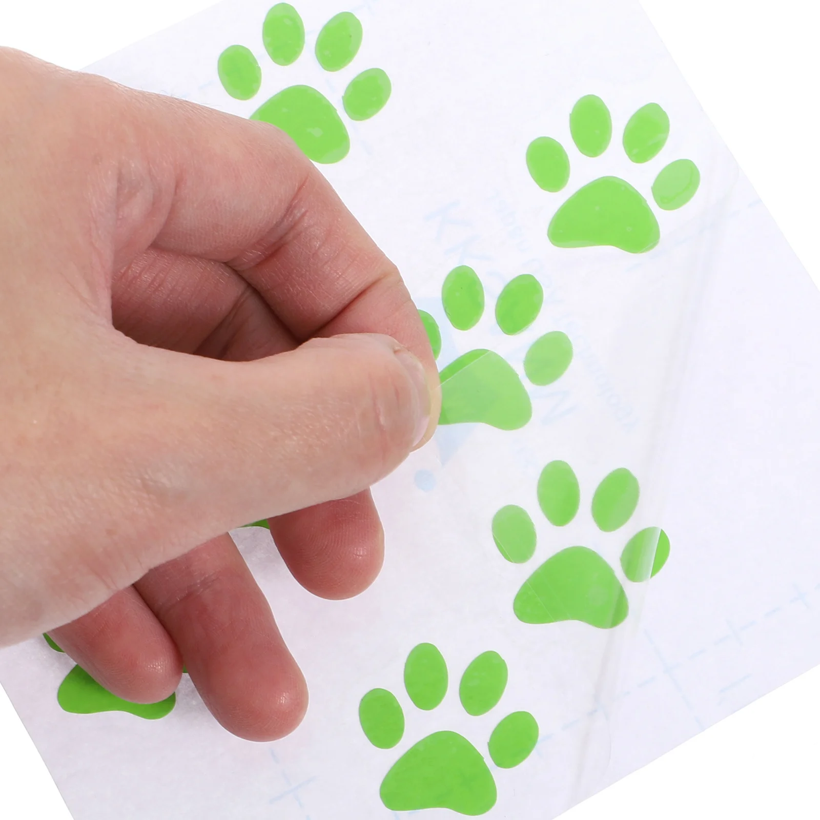 

24pcs Cat Footprint Stickers Car Body Decal Pvc Waterproof Auto Decoration For Window Door Frame Car Decorative Sticker