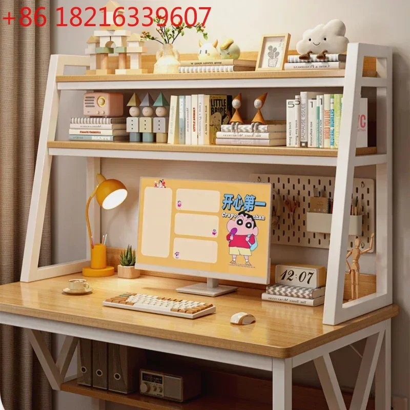

TAOP Wooden Multi-layer Table Bookshelf Multi-layer Space-saving Book Organizing Shelf for Students' Desk Storage