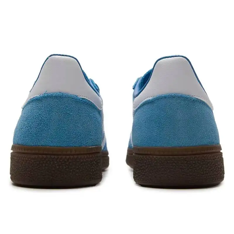 Sky Blue Suede Men Low Top Sneakers BD7632 Classic White Three Stripes Gum Sole Retro Street Casual Skate Shoes
