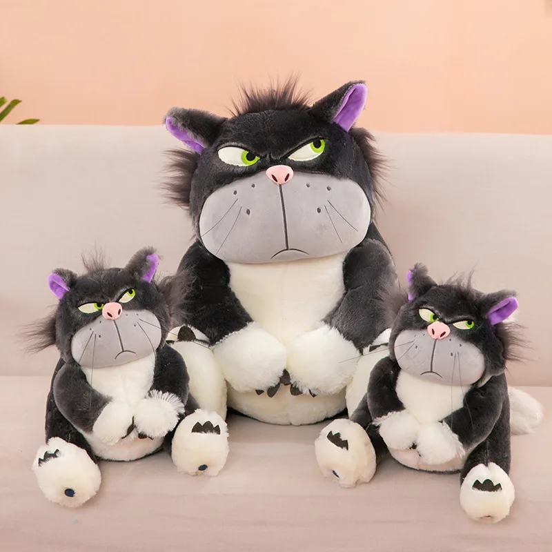 

New Disney Lucifer Plush Cartoon Cute Ugly Cat Doll Plush Toy Bad Cat Doll Pillow Children's Toys Brithday Gift Christmas Gift