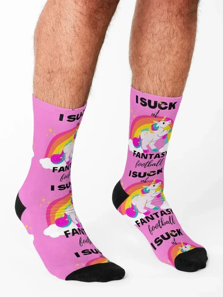 I Suck at Fantasy Football Loser Shirt Socks Heating sock designer luxe cotton Men Socks Women's