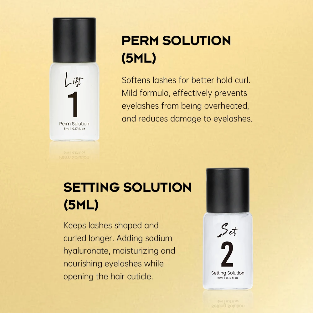 Gollee Lash Lifiting Set Treatment Eyelash Perm Kit Lasting 2 Months Enhancer Eyelash Lifting Lash Perm Curling Makeup