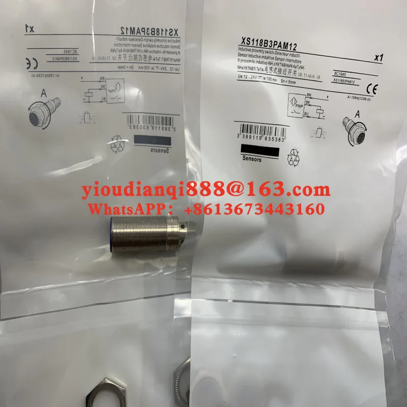 Sensor de proximidade, XS118B3PAM12 XS2-D18PA140C, Novo