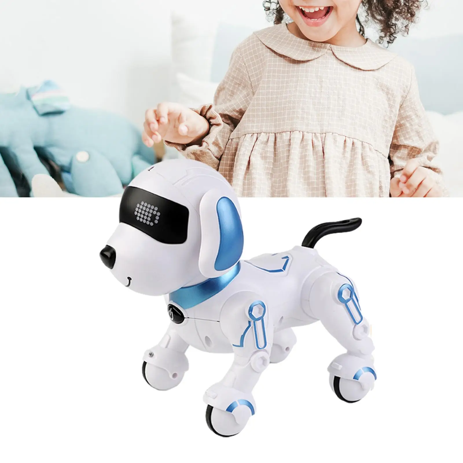 Remote Control Robot Dog Forward Interactive Robotic Pet Programming Pet Dog Robot RC Robot Dog for Children Kids 8 9 10 11 12