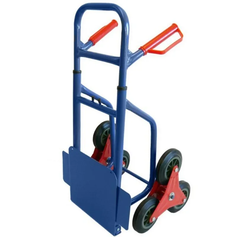 Heavy Duty 6 Wheels Folding Stair Climbing Hand Truck Trolley Cart with Six Wheels