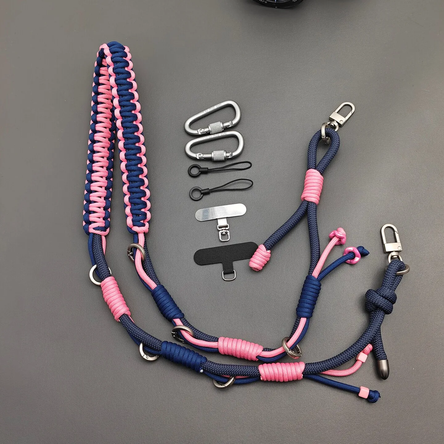 Hand-braided Adjustable Repalcement Bag Strap Multi-purpose Anti-lost Camera Phone Lanyard Crossbody Shoulder Strap Accessories