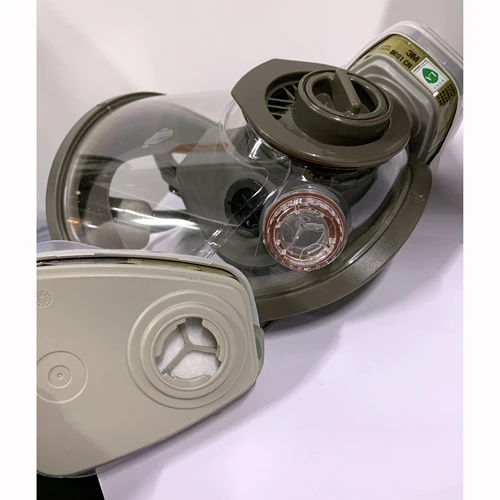 Imagen 2 del producto Máscara de gas multiusos de tres puertos 6800, filtro reemplazable de pulverización industrial, insecticida de pintura en aerosol para soldadura de vapor orgánico