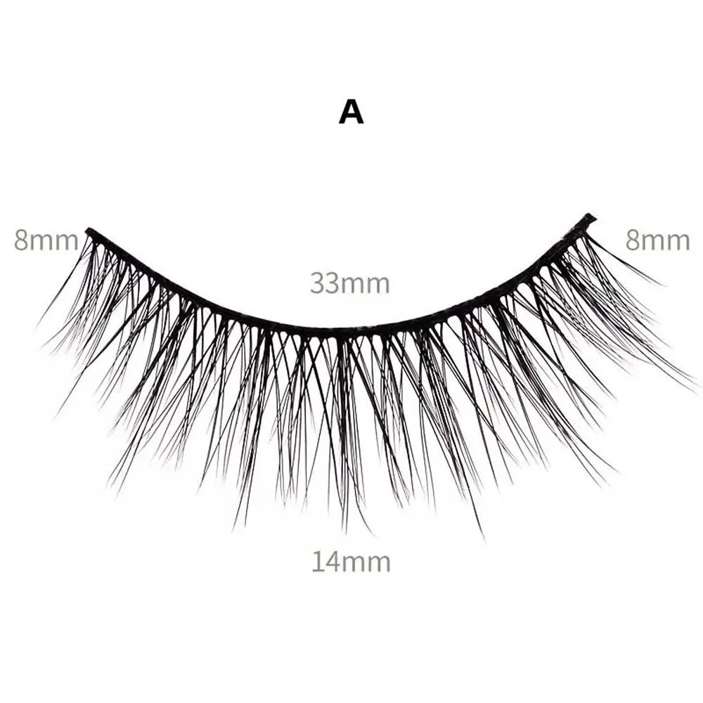 Herramienta de maquillaje de ojos de tira completa, extensión de pestañas de larga duración de fibra sintética, pestañas postizas, ojos grandes, pestañas postizas cruzadas