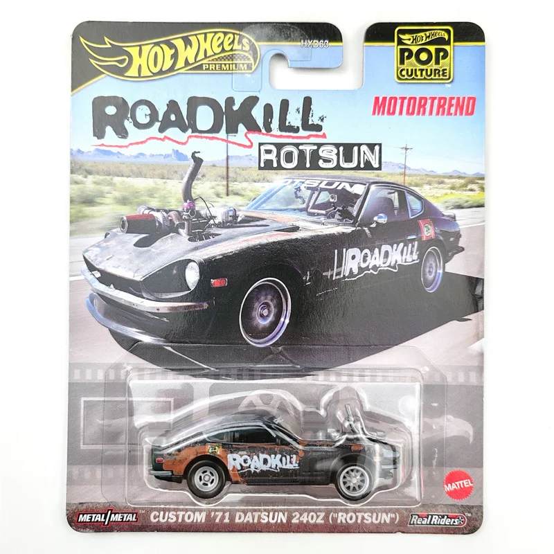 Hot Wheels Pop Culture Custom '71 Datsun 240Z (Rotsun) HXD63 1/64 Die-cast Vehicles