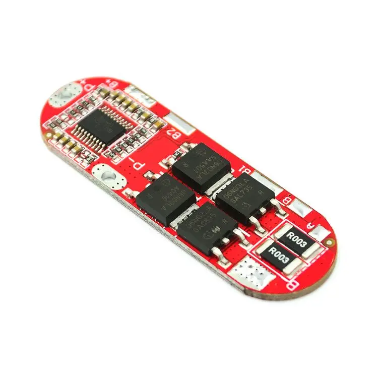 1 peça 18650 bateria de polímero de lítio 3S 4S 5S placa de proteção universal dura 20a tempo curto 40a