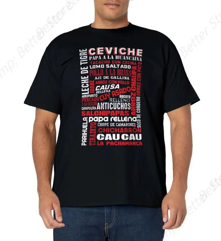 Peruvian Food Peru Foodie Chef Gastronomy Gift T-Shirt