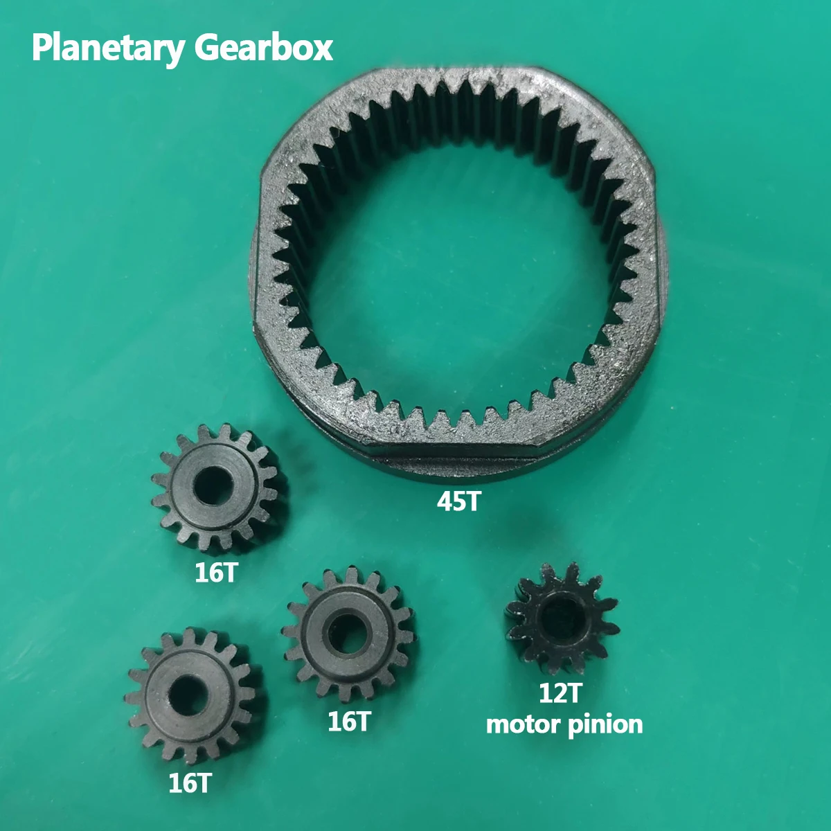 Front Motor Planetary Gearbox Transfer Case Skid Plate Transmission Set for 1/10 RC Car Crawler SCX10 II 90046 Chassis Upgrade