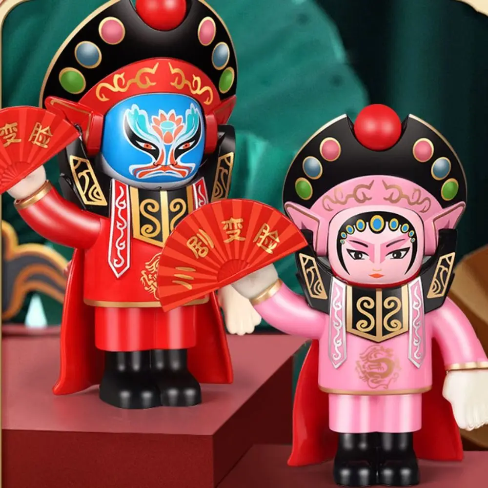 Face Change Opera Face Changing Doll Traditional Chinese Face Changing Toy Sichuan Opera DIY Crafts Opera Face Makeup Toy