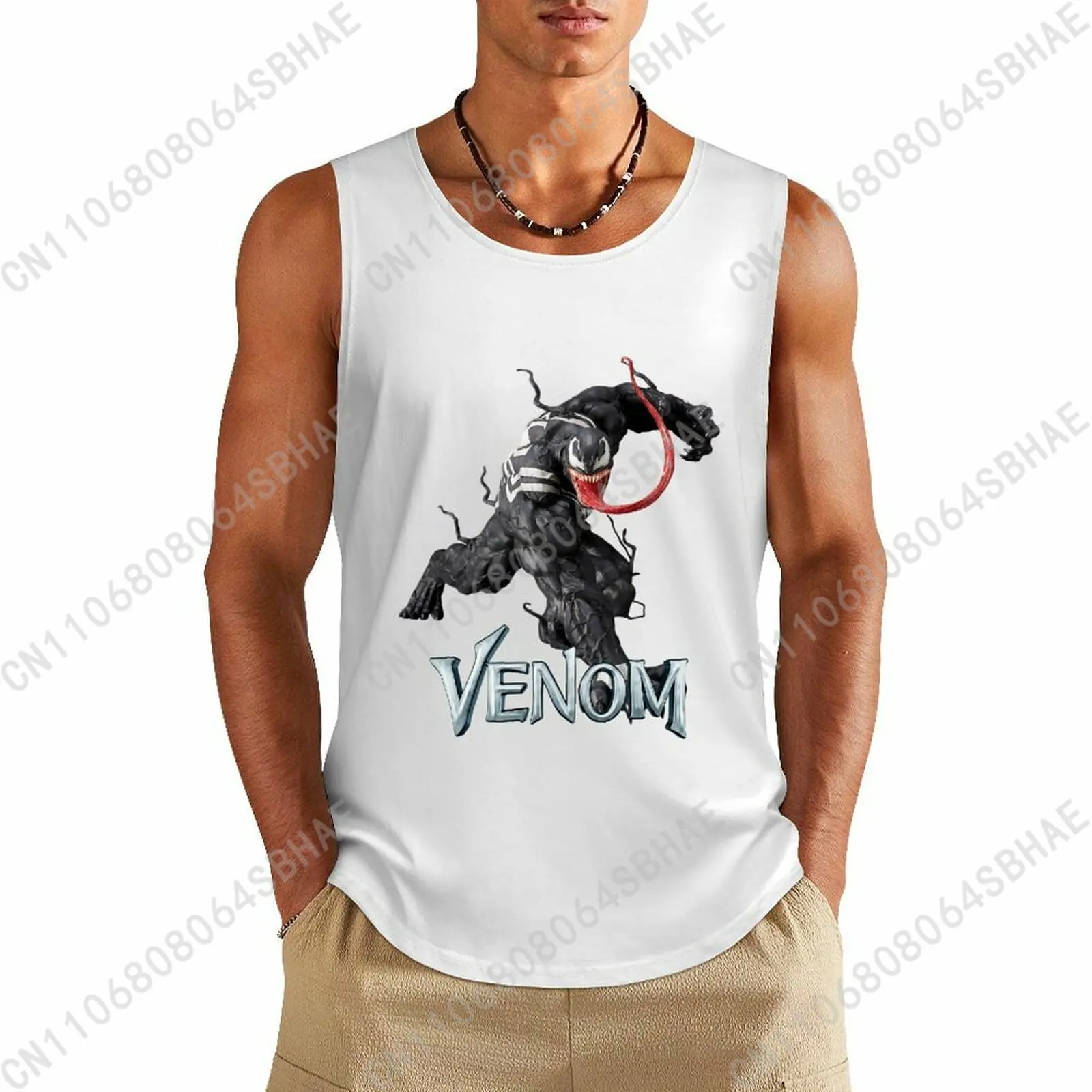 

Marvel Venom Custom Pattern Mens Cotton Tank Top Cotton Sleeveless Shirt Men Undershirt Personalized Gifts Cosplay
