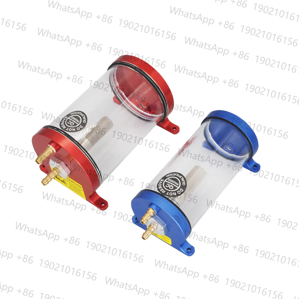 RC Transparent Turbine Jet Fuel Tank Anti-Bubble 125ml 250ml CNC Metal Cover For Jet Fixed-wing Airplane Boat Model