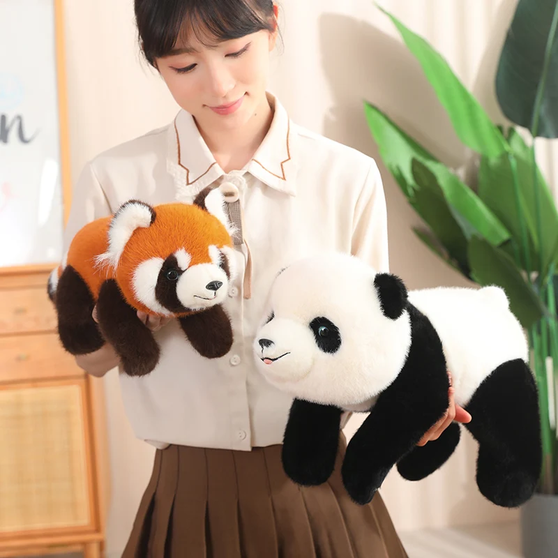 32/45cm Kawaii Panda Plush Toy Lovely Little Panda Cute Soft Stuffed Animals Doll Pillow For Birthday Gift