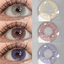 EYESHARE NEW Colored Contact Lenses Cosmetics Pink Contact Lenses For Eyes Brown Natural Contact Lenses Purple Lense 1pair