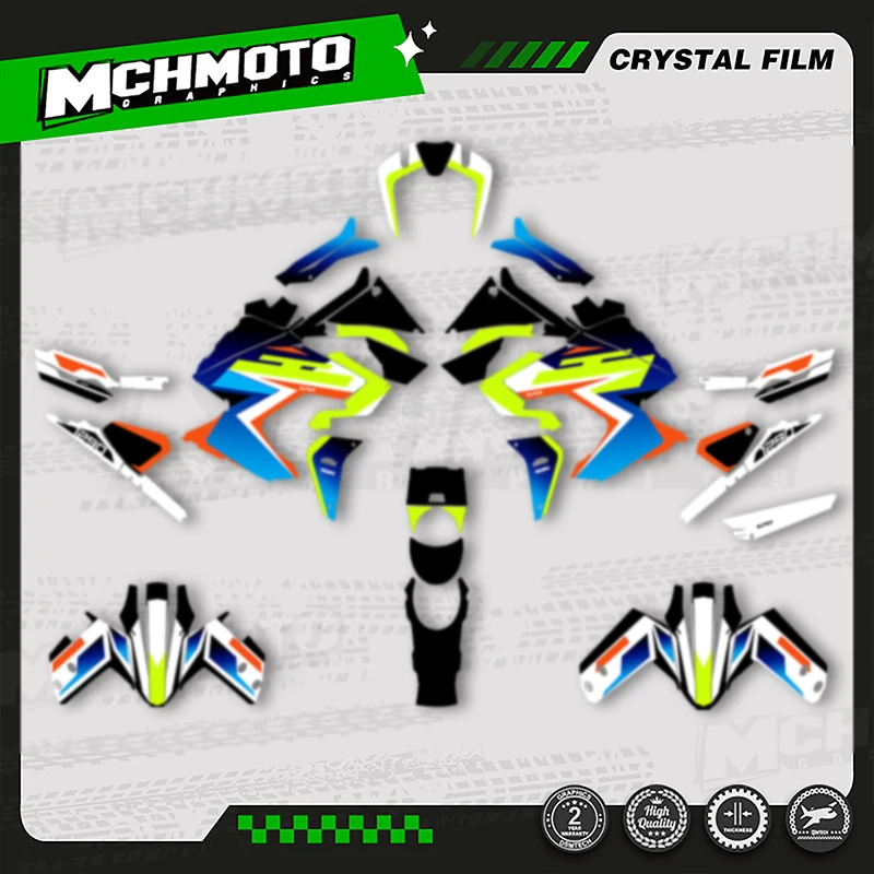 

MCHMFG Full Set Graphics Background Decals Stickers Kit for KTM 2021 2022 2023 ADV 1290 R S