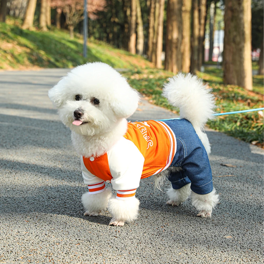 Pet Sports Style Jumpsuit, All-Season Dog Clothes, Suitable For Small Dog Pet Apparel With Traction Capability