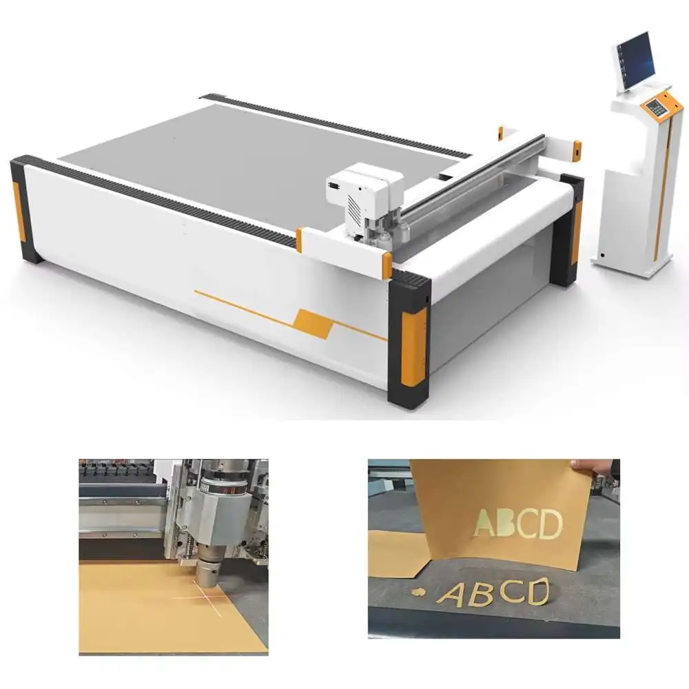 Hot Sale Oscillating Knife CCD Camera Cnc Router Hine For Advertising Industry And Printed Materials Cutter