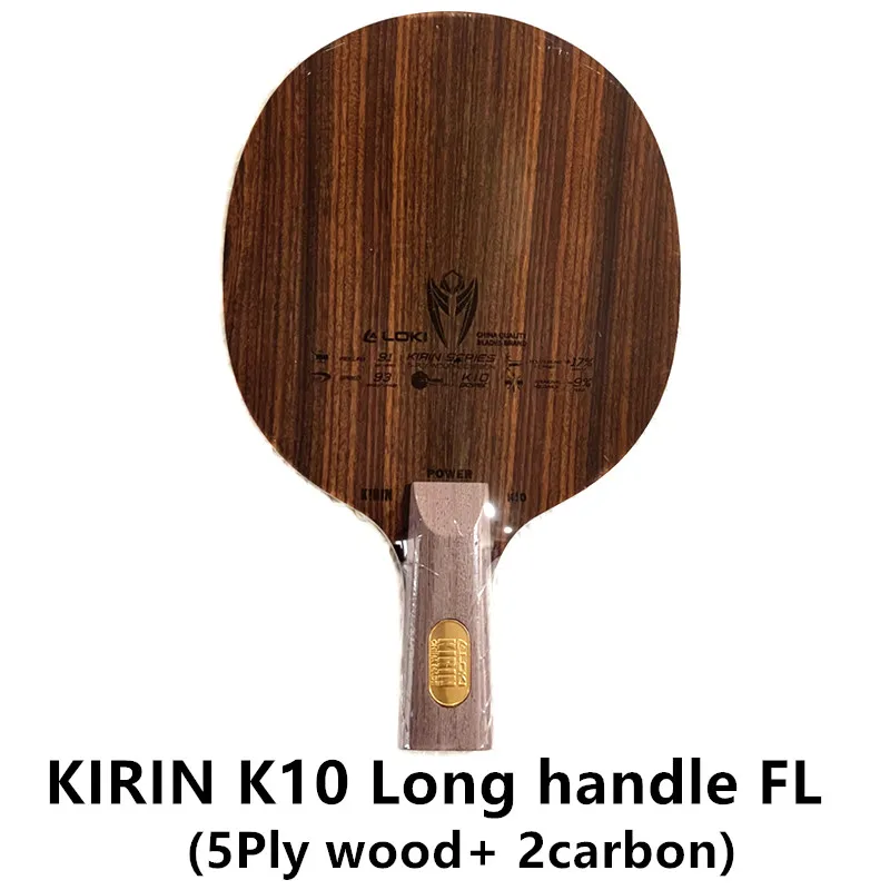 NONE LOKI KIRIN K9 K10 K11 Professionelle Carbon Faser OFF + K7 Reinem Holz Tischtennis Klinge Original LOKI Ping Pong klinge Bat 3
